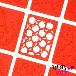 WV294 Apples Stencils, 2 ark, (24 stk) Whats Up Nails